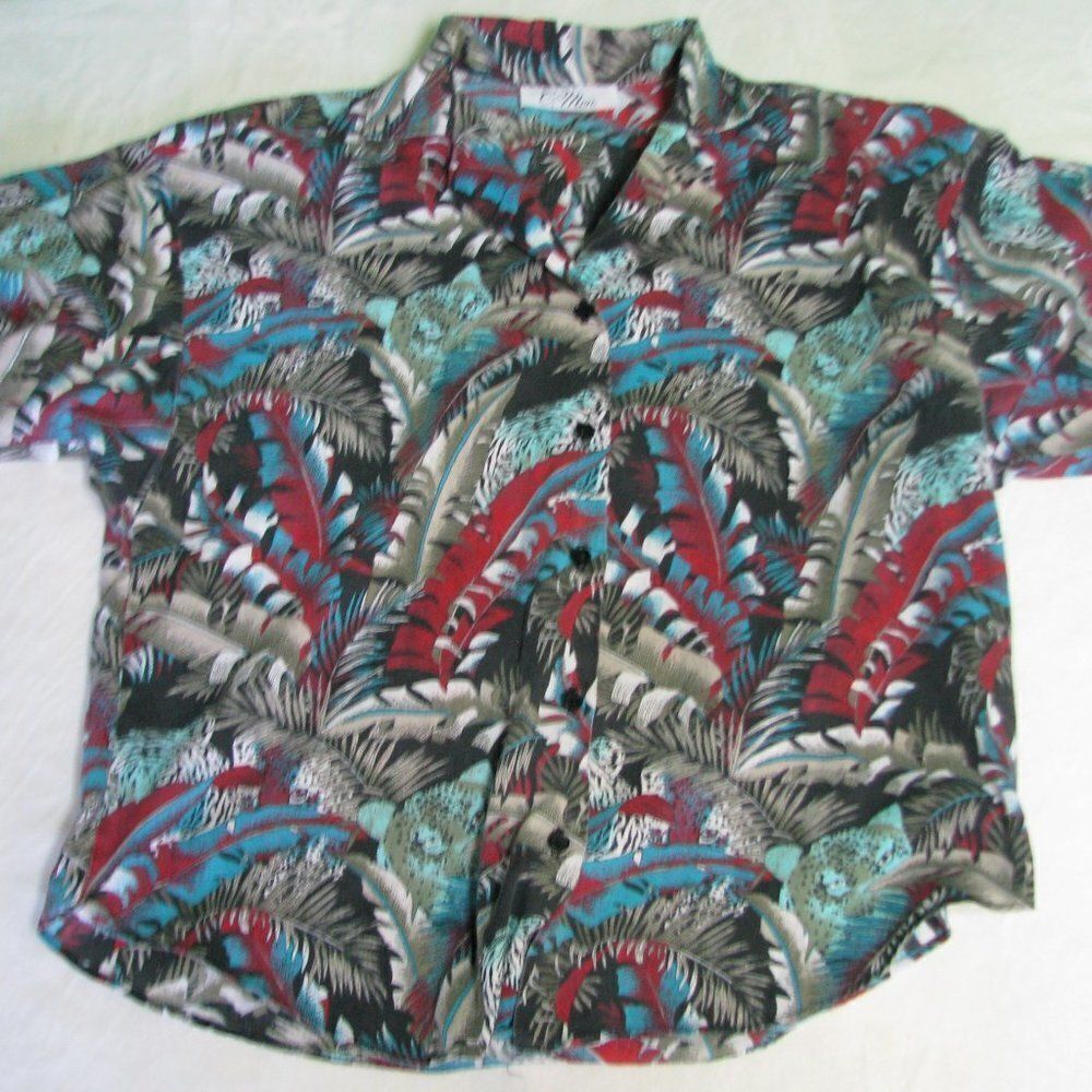 Vintage Cats In The Jungle Hawaiian Shirt